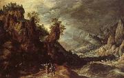 KEUNINCK, Kerstiaen Landscape wiht Tobias and the Angle oil painting reproduction